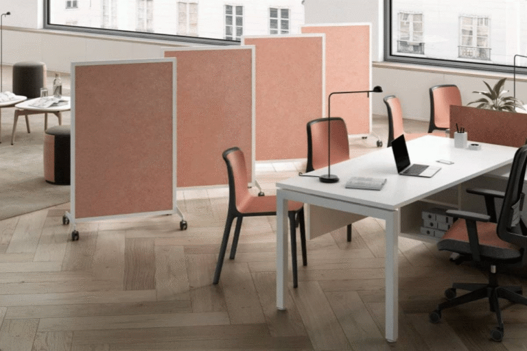 Hybrid office furniture setup in Dubai