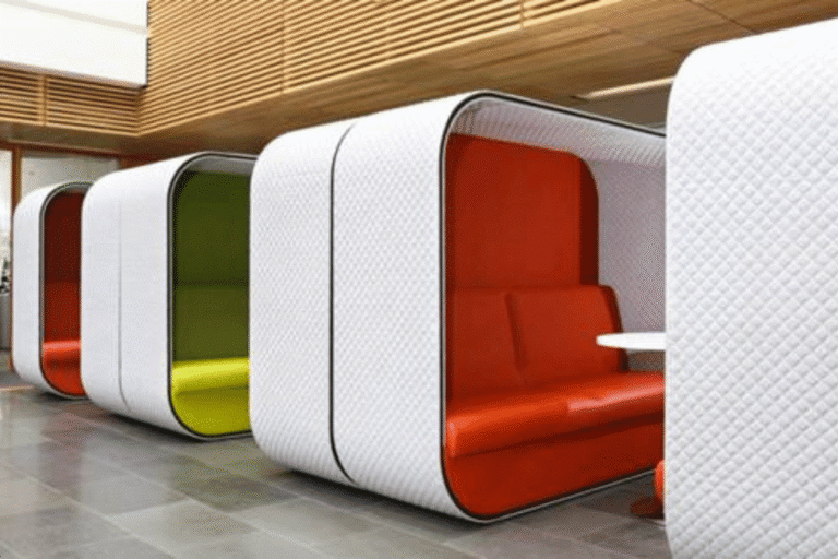 Modern collaborative luxury office furniture setup in Dubai