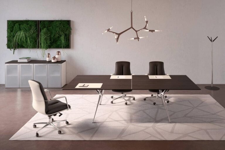 modern office furniture setup in Dubai workspace
